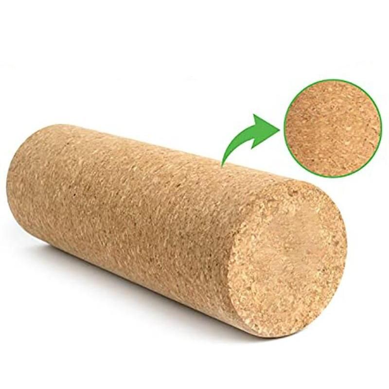 Natural Cork Yoga Pillar High Density Cork Yoga Brick & Massage Roller