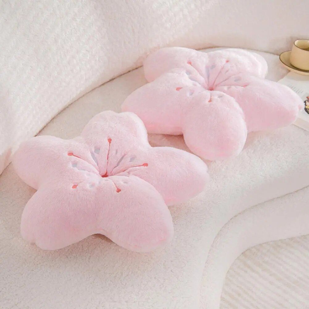 Kawaii Sakura Blossom Plush Pillow