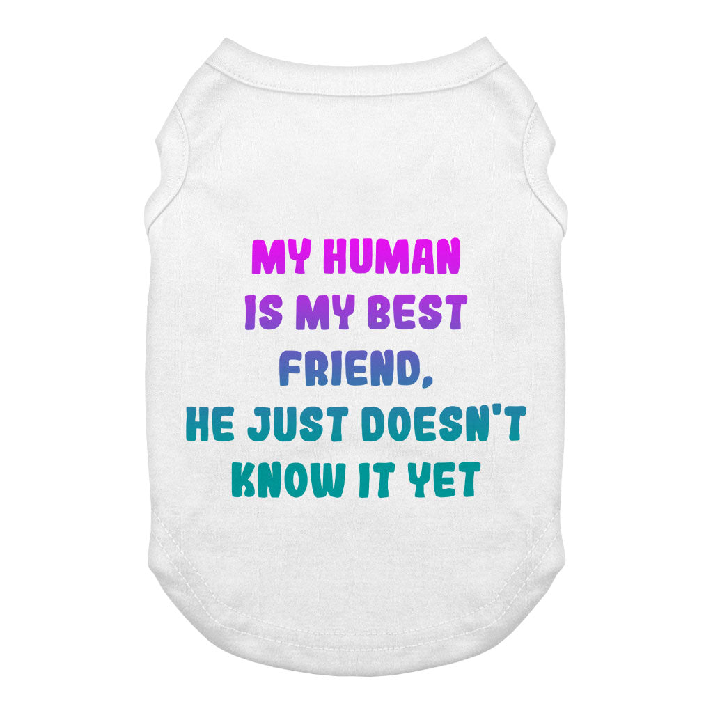 Cute Design Dog Tank - Creative Dog T-Shirt - Quote Dog Clothing