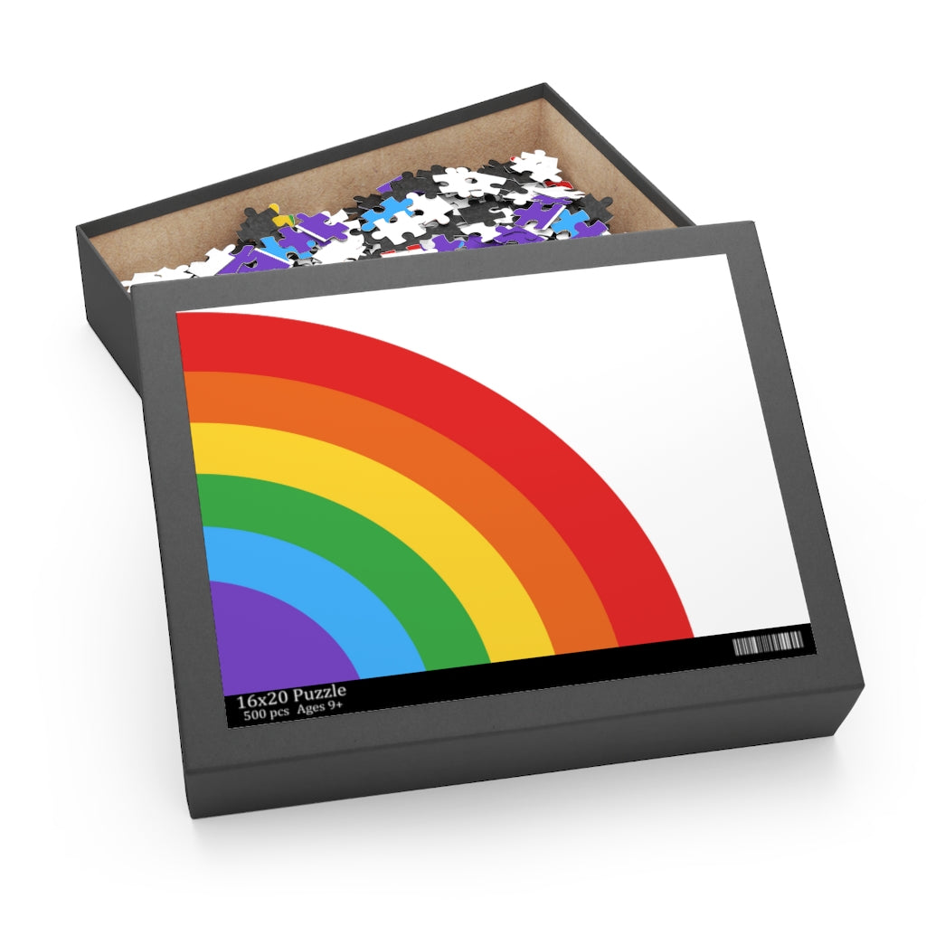 Rainbow Art Jigsaw Puzzle 500-Piece