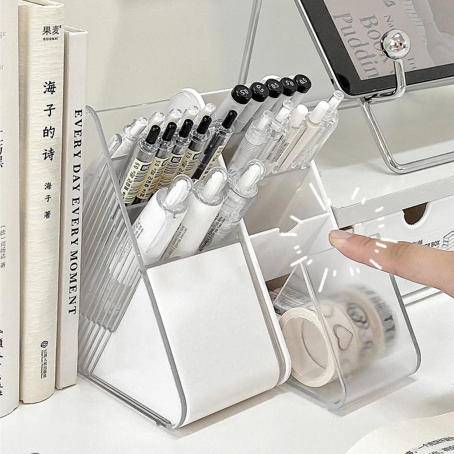 Compact and Versatile Desk Organizer for Stationery and Office Essentials