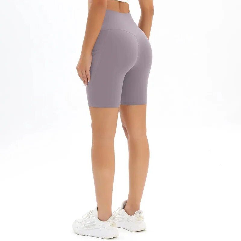 High-Waist Breathable Fitness Shorts for Women