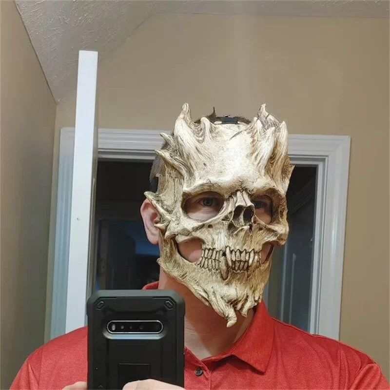 Halloween Costume Skeleton Mask