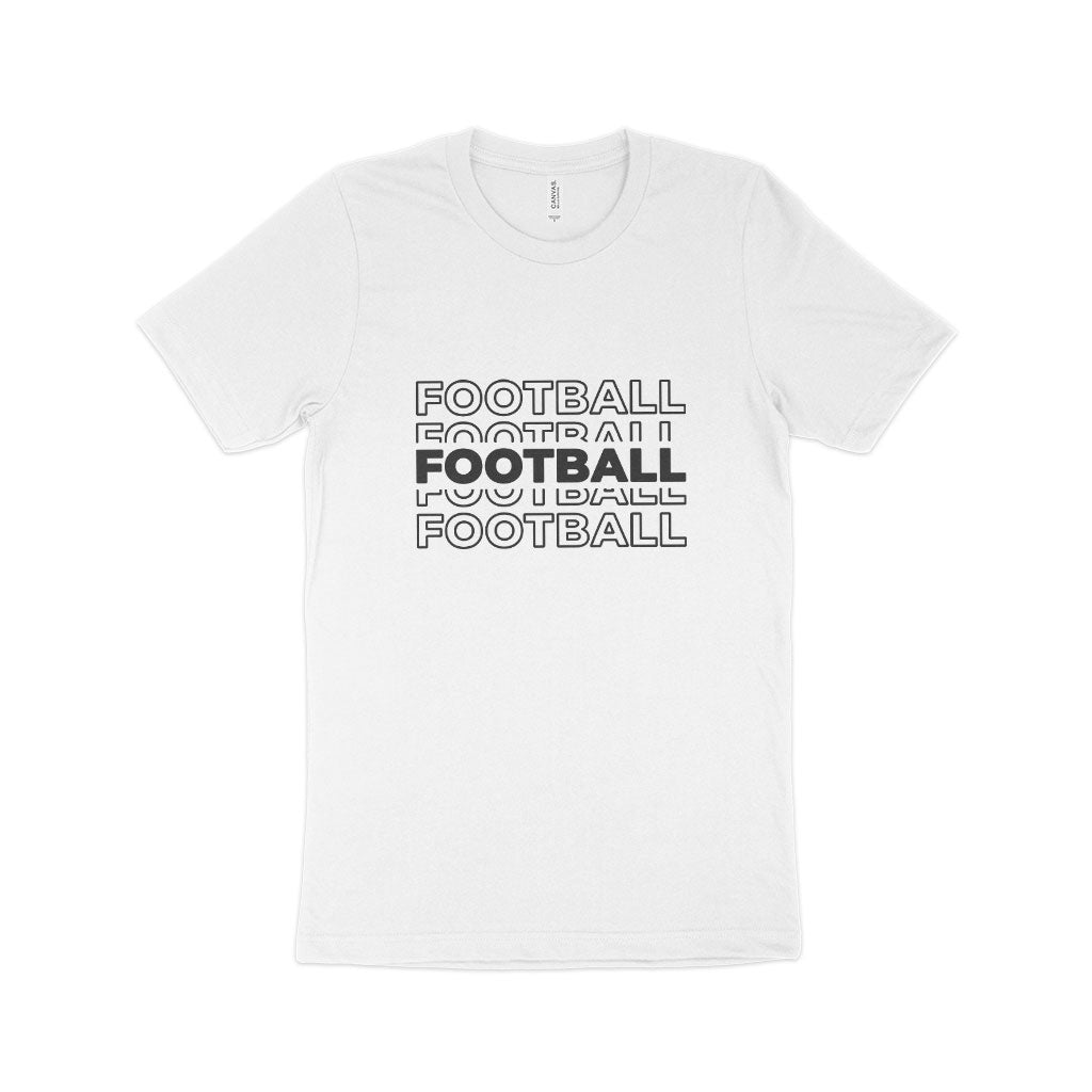 Football Unisex Jersey T-Shirt Made in USA