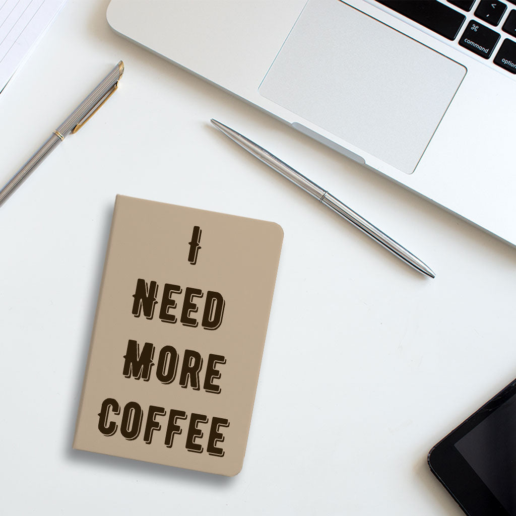 Coffee Themed Journal - Cute Quote Notebook - Cool Trendy Journal