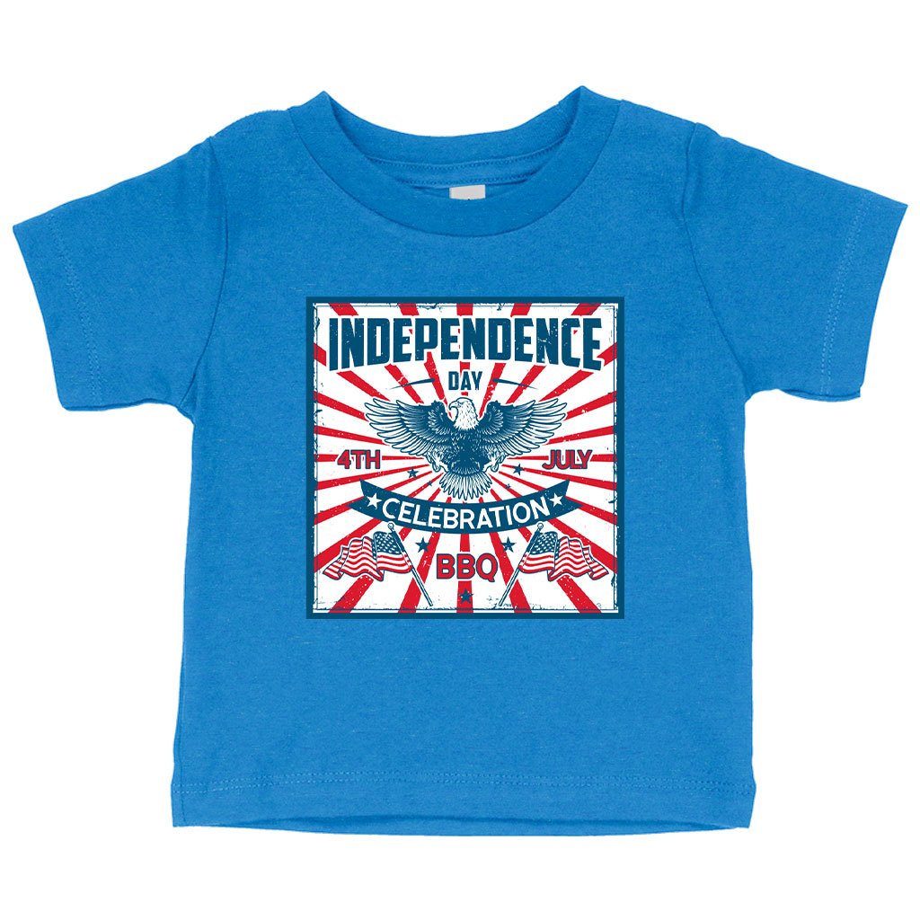 Baby Independence Day Celebration T-Shirt - Vintage Independence Day T-Shirt - Patriotic T-Shirt