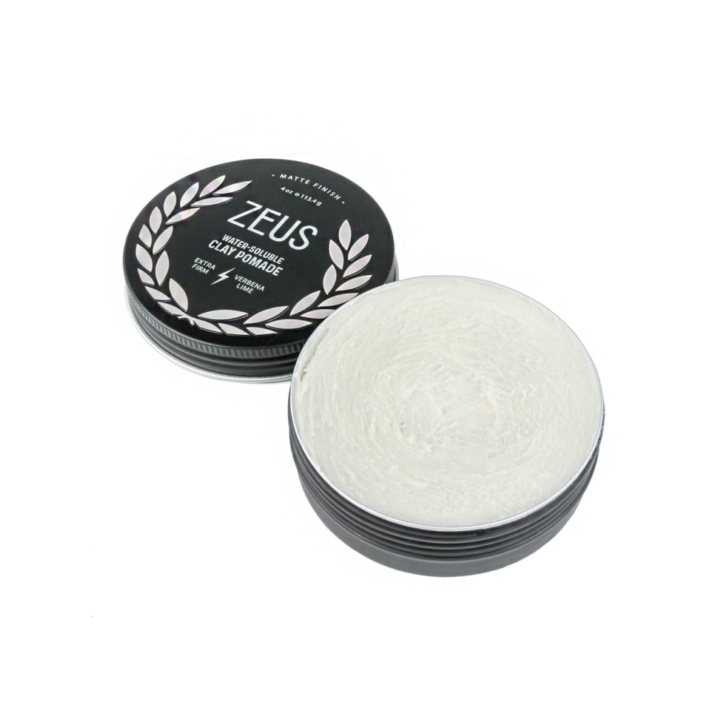 Zeus Natural Verbena Lime Extra-Firm Clay Pomade