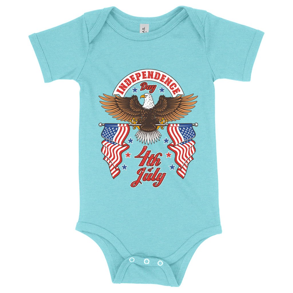 Baby Independence Day 4th of July Onesie - Independence Day Onesies - Patriotic USA Onesie