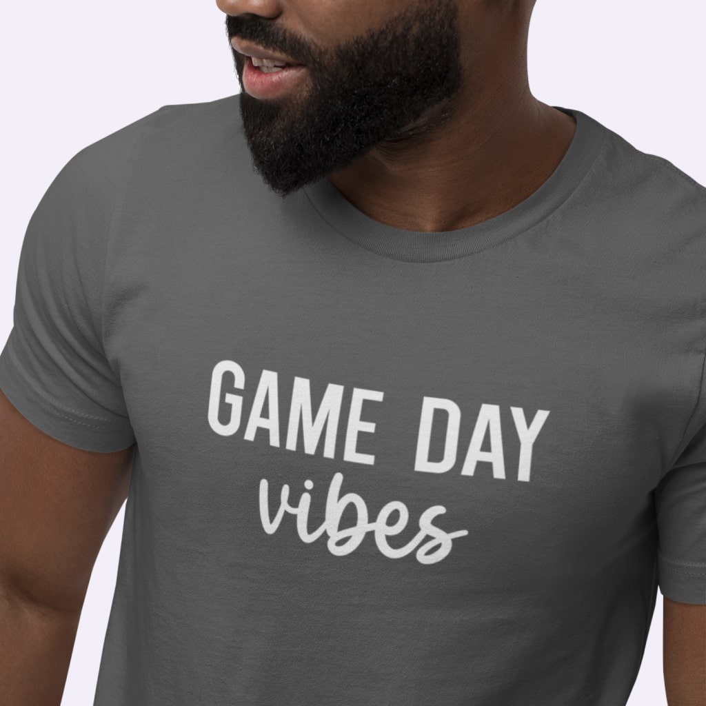 Game Day Vibes Unisex Jersey T-Shirt Made in USA