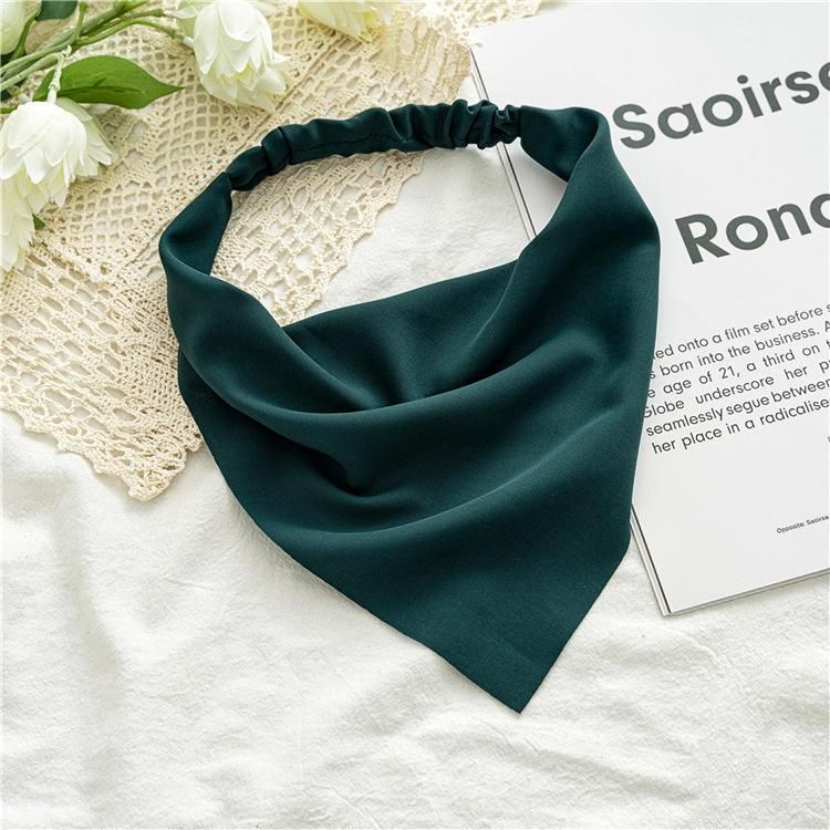 Elegant Chiffon Triangle Hair Scarf