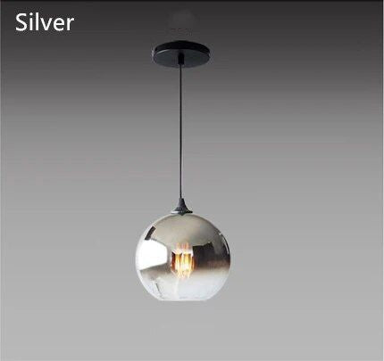 Elegant Modern Glass Pendant Light - Dining Room & Bedroom Decor