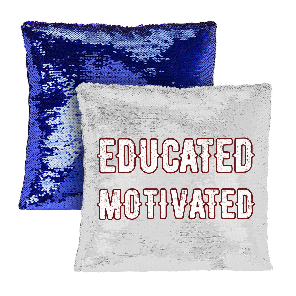 Cool Design Sequin Pillow Case - Quote Pillow Case - Printed Pillowcase