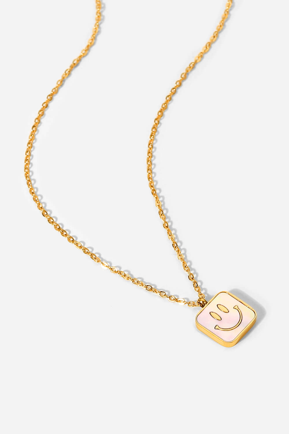 Smiley Face Pendant Necklace