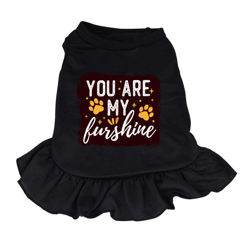 Cute Quote Dog Sundress - Furshine Dog Dress Shirt - Text Design Dog Clothing