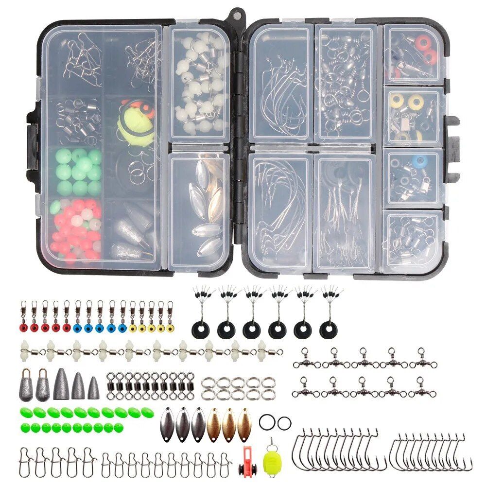 Ultimate 183-Piece Fishing Terminal Tackle Kit