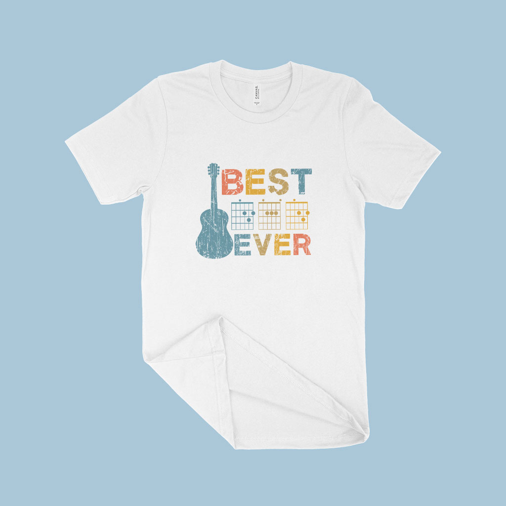 Best Dad Ever Men's Jersey T-Shirt Made in USA