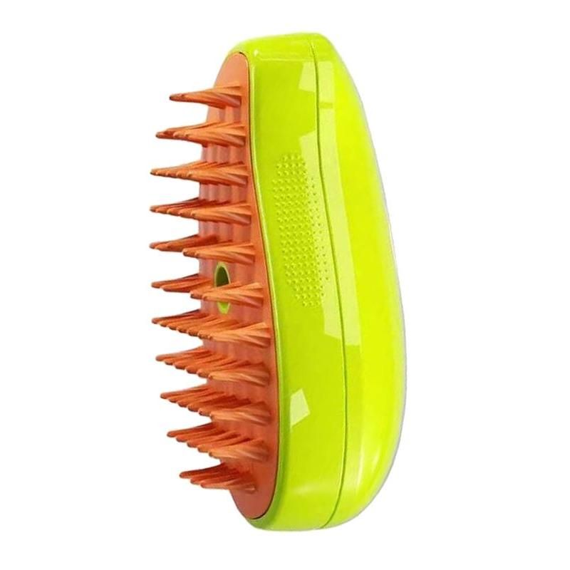 3-in-1 Steamy Cat Grooming Brush with USB Charging