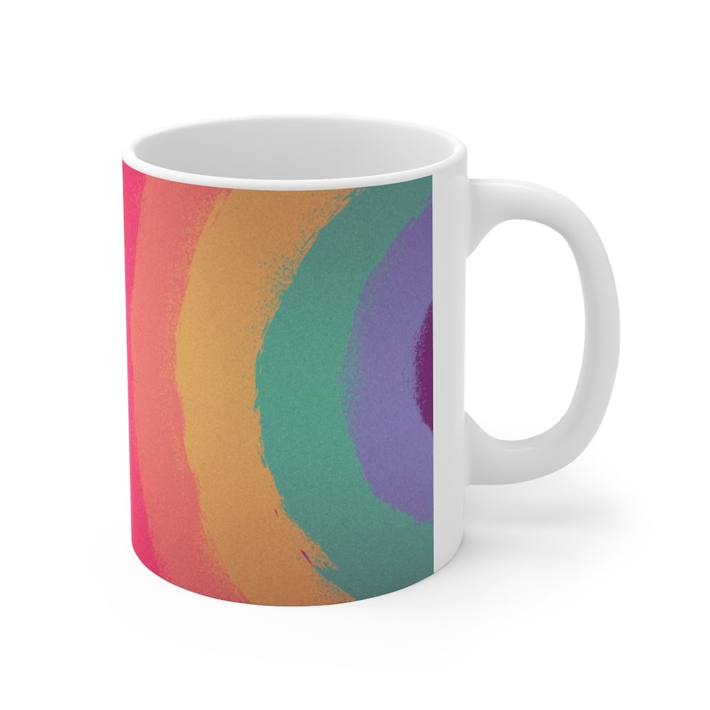 Rainbow Love Wins Mug 11oz