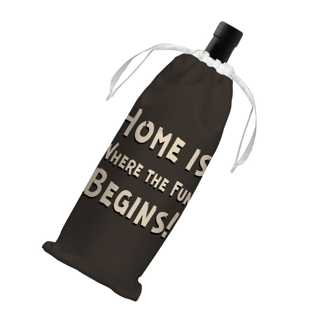 Cool Saying Wine Tote Bag - Quotes Wine Tote Bag - Graphic Wine Tote Bag