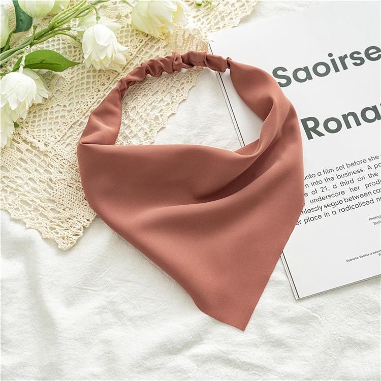 Elegant Chiffon Triangle Hair Scarf