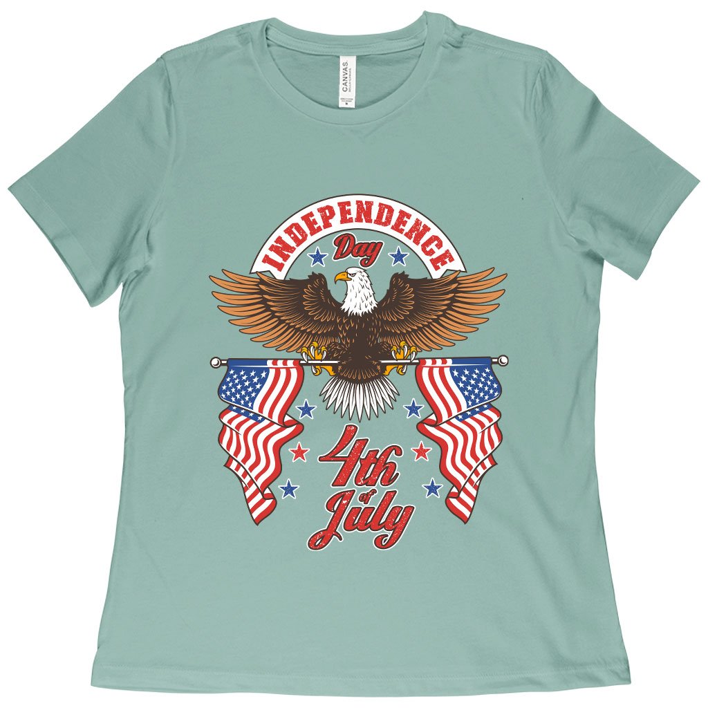 Women's Independence Day 4th of July T-Shirt - Independence Day T-Shirts - Patriotic USA T-Shirt