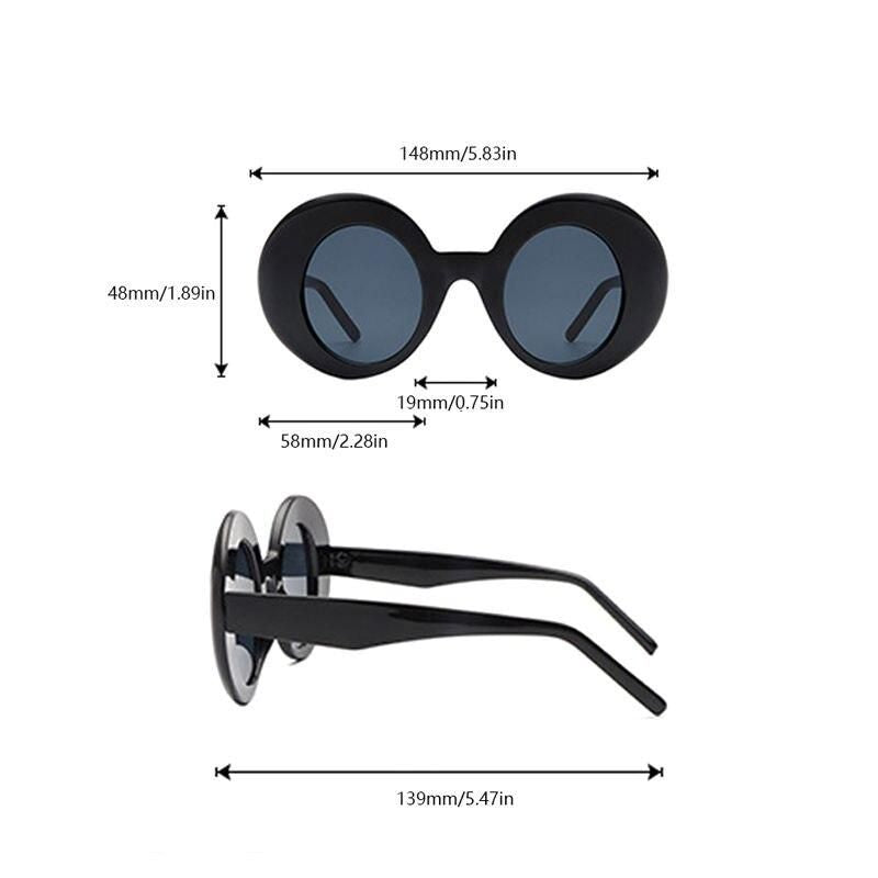 Trendy Round Sunglasses - Unisex Vintage Fashion Eyewear with UV400 Protection