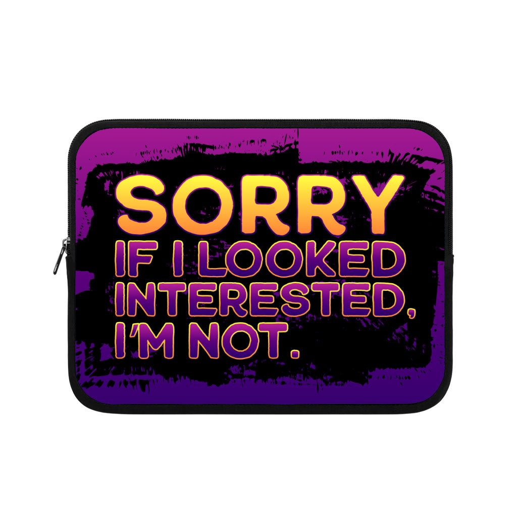 Sarcastic iPad Sleeve - Graphic Tablet Sleeve - Funny Design Carrying Case