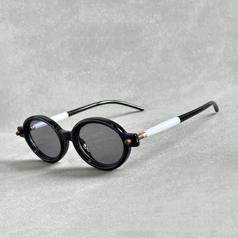 Stylish Retro Oval Sunglasses