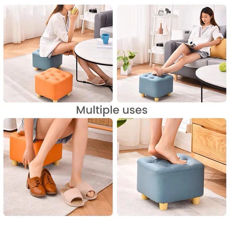 Modern Versatile Square Ottoman