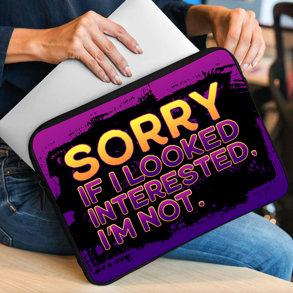 Sarcastic MacBook Air 14" Sleeve - Graphic Laptop Sleeve - Funny Design MacBook Sleeve