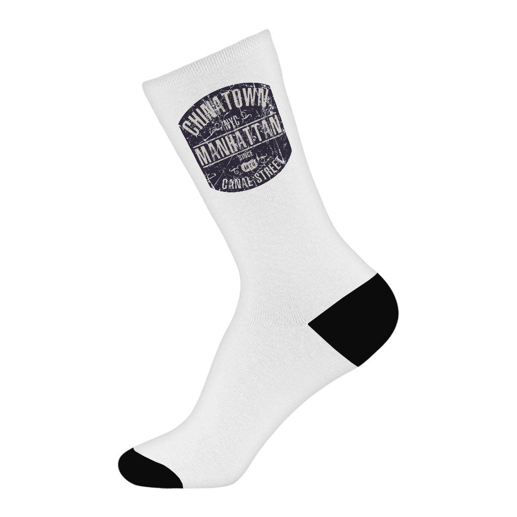 Vintage New York Socks - Retro Novelty Socks - Beautiful Crew Socks