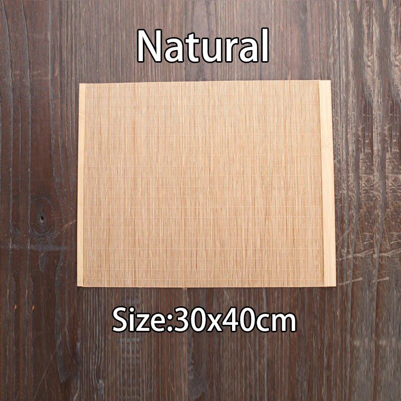 Elegant Bamboo Table Mat - Eco-Friendly Japanese Style Insulated Dining Runner