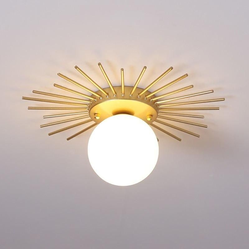 Elegant Gold Modern LED Ceiling Lamp for Versatile Home Lighting