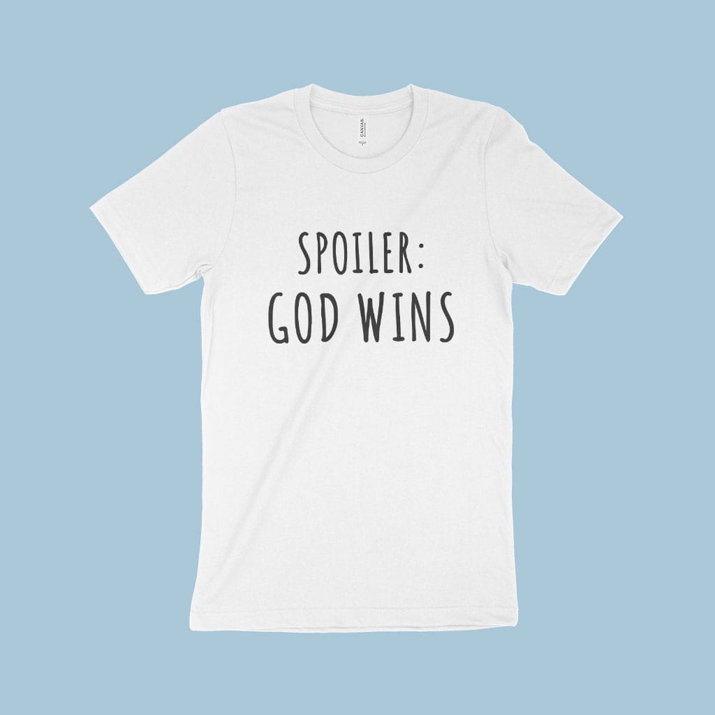 Spoiler God Wins Unisex Jersey T-Shirt Made in USA