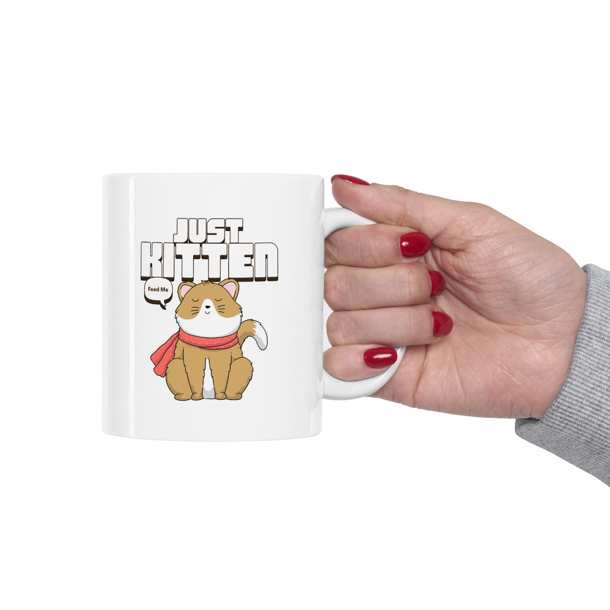 Just Kitten Cat Novelty Mug