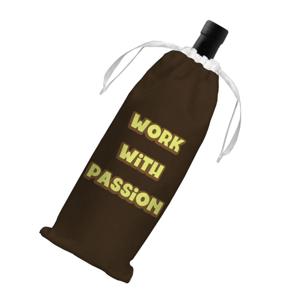 Motivational Wine Tote Bag - Saying Wine Tote Bag - Cute Wine Tote Bag