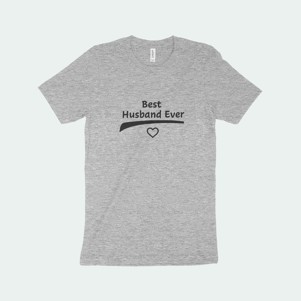 Best Husband Ever Men's Jersey T-Shirt Made in USA