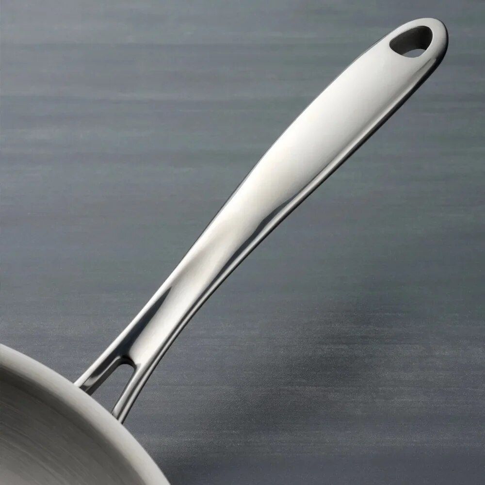 Tri-Ply Clad 12-inch Stainless Steel Fry Pan