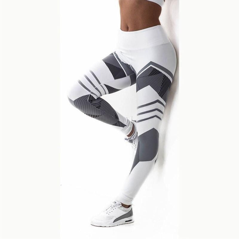 Geometric Quick Dry Yoga Leggings