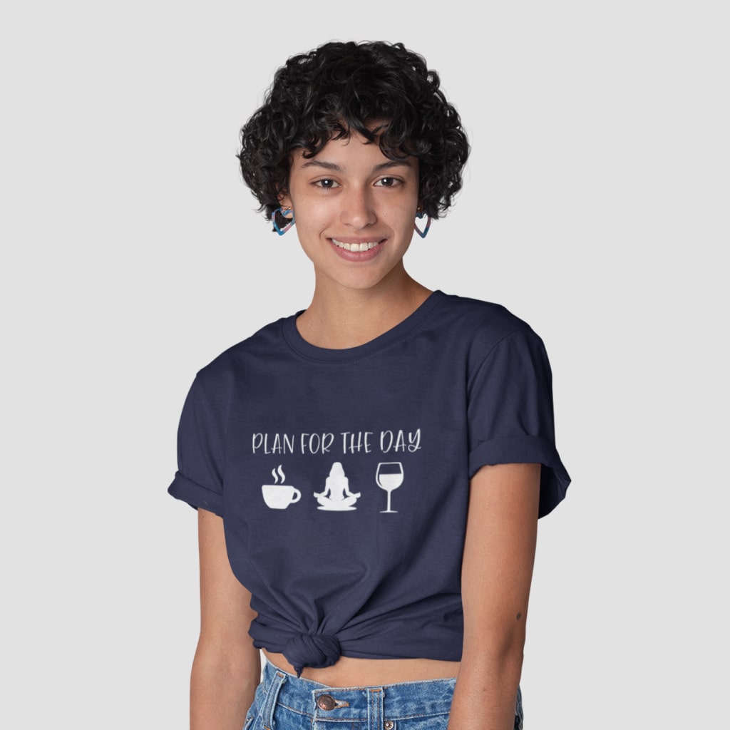 Plan For The Day Unisex Jersey T-Shirt Made in USA