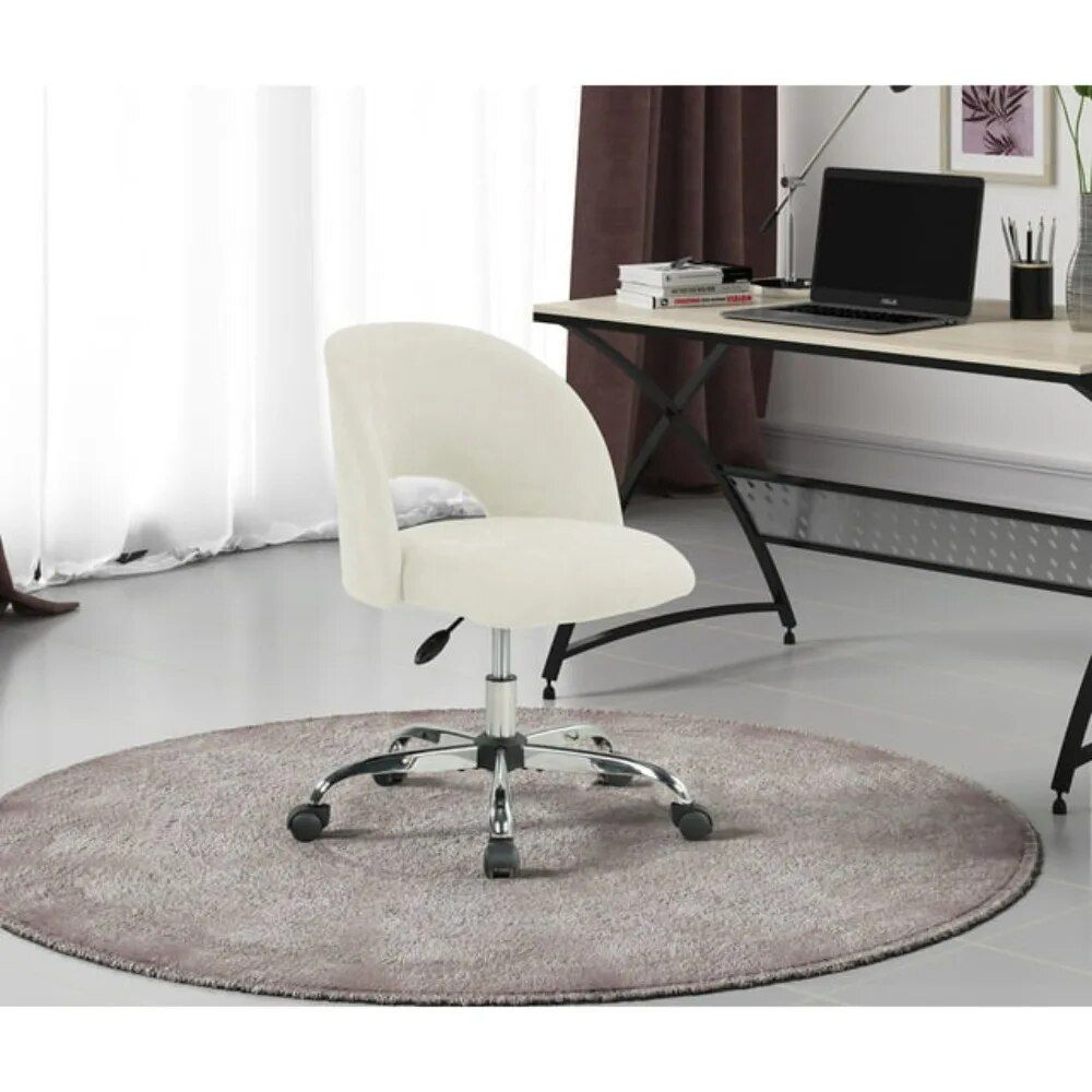 Mainstay Fabric Upholstered Open Back Office Chair