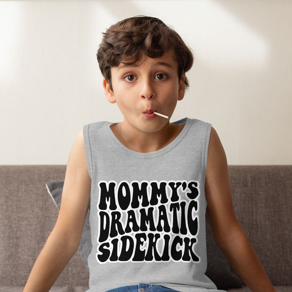 Dramatic Kids' Jersey Tank - Funny Design Sleeveless T-Shirt - Cool Design Kids' Tank Top