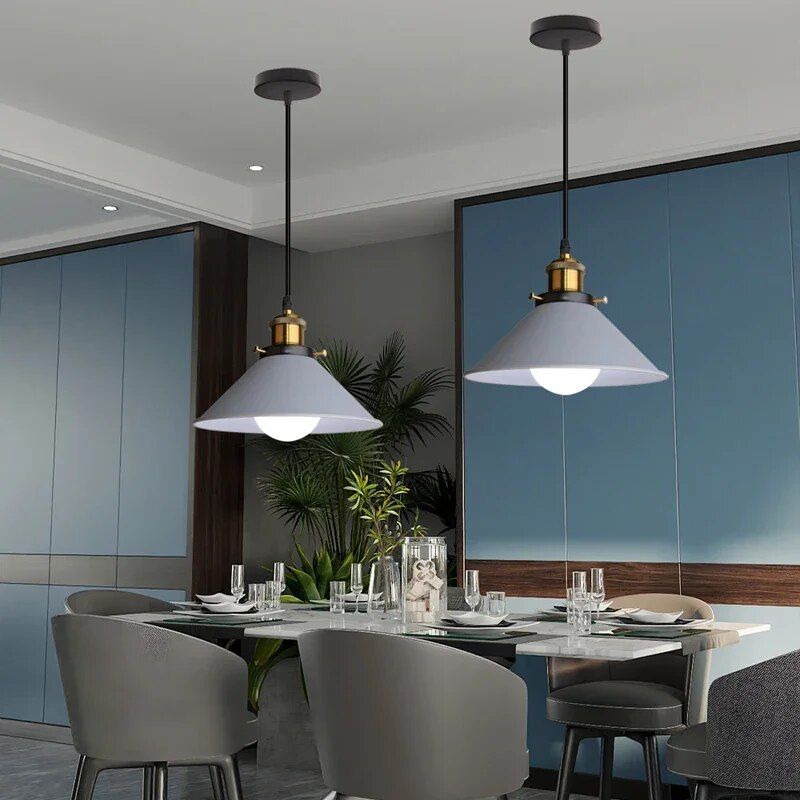 Contemporary Macaron LED Pendant Lamps