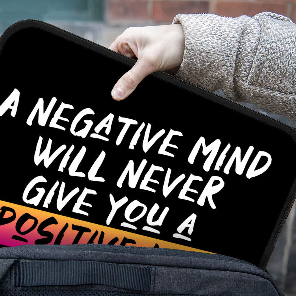 Positive Quote iPad Sleeve - Trendy Tablet Sleeve - Cool Carrying Case