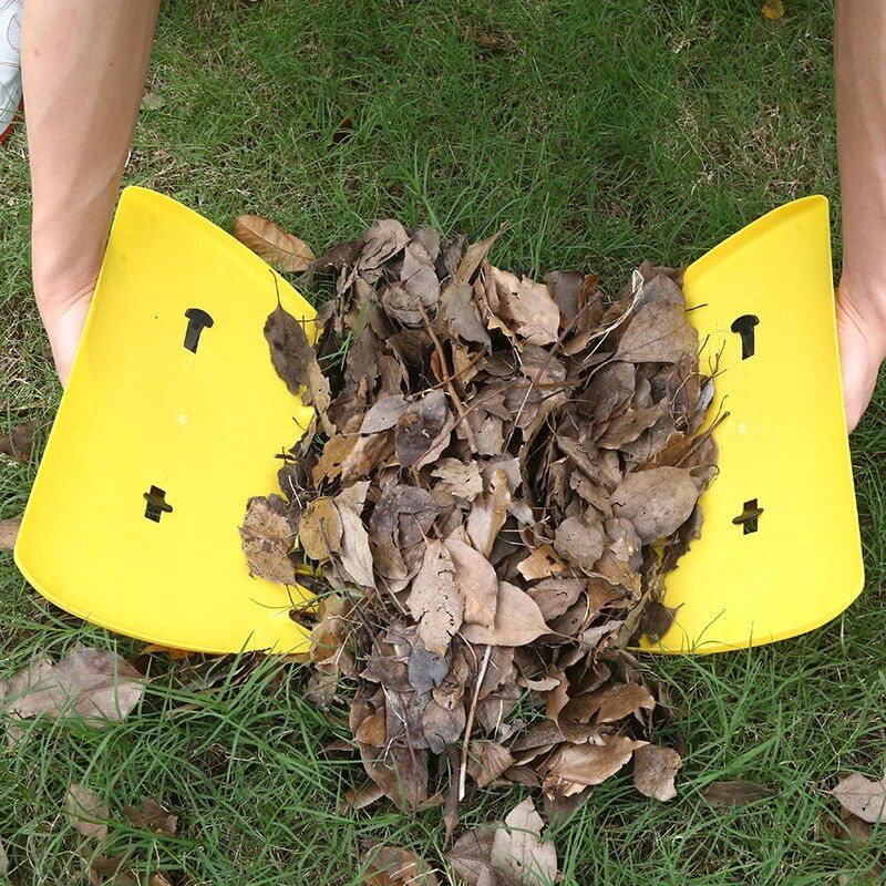 Efficient Yellow Garden Leaf Scoops