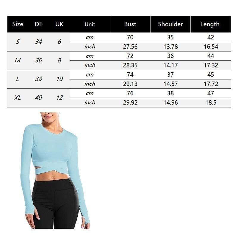 Women's Breathable Sports Crop Top