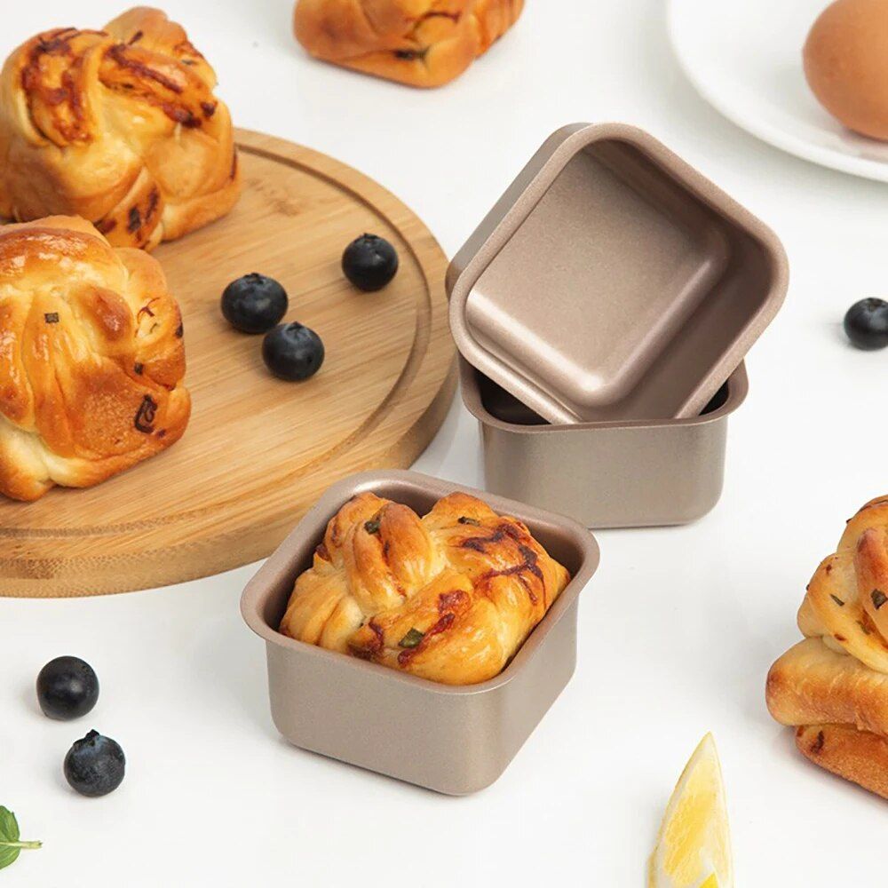 Rose Gold Mini Carbon Steel Non-Stick Cake Mould