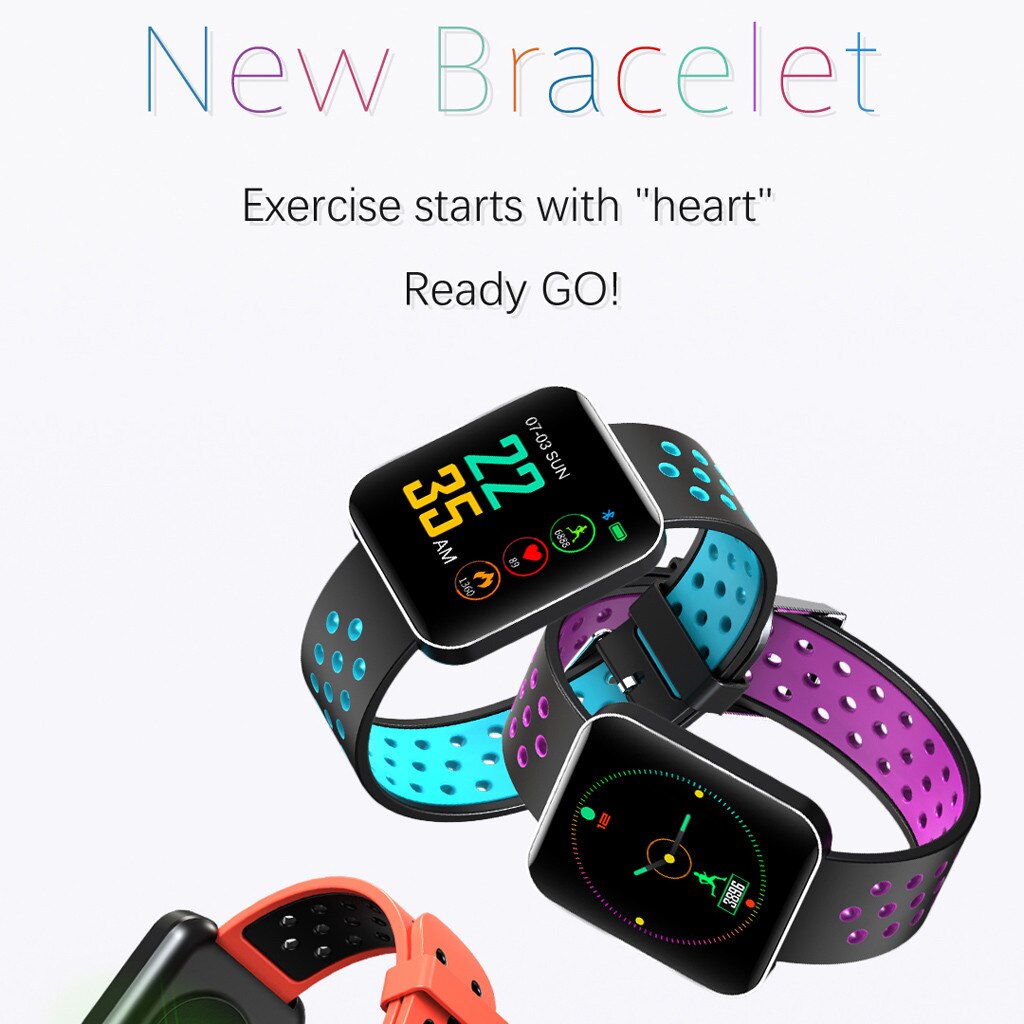 1.54 inches Heart Rate Activity Step Music Control