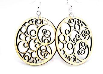 Circles N' Circle Earrings #1002 | Red Sunflower