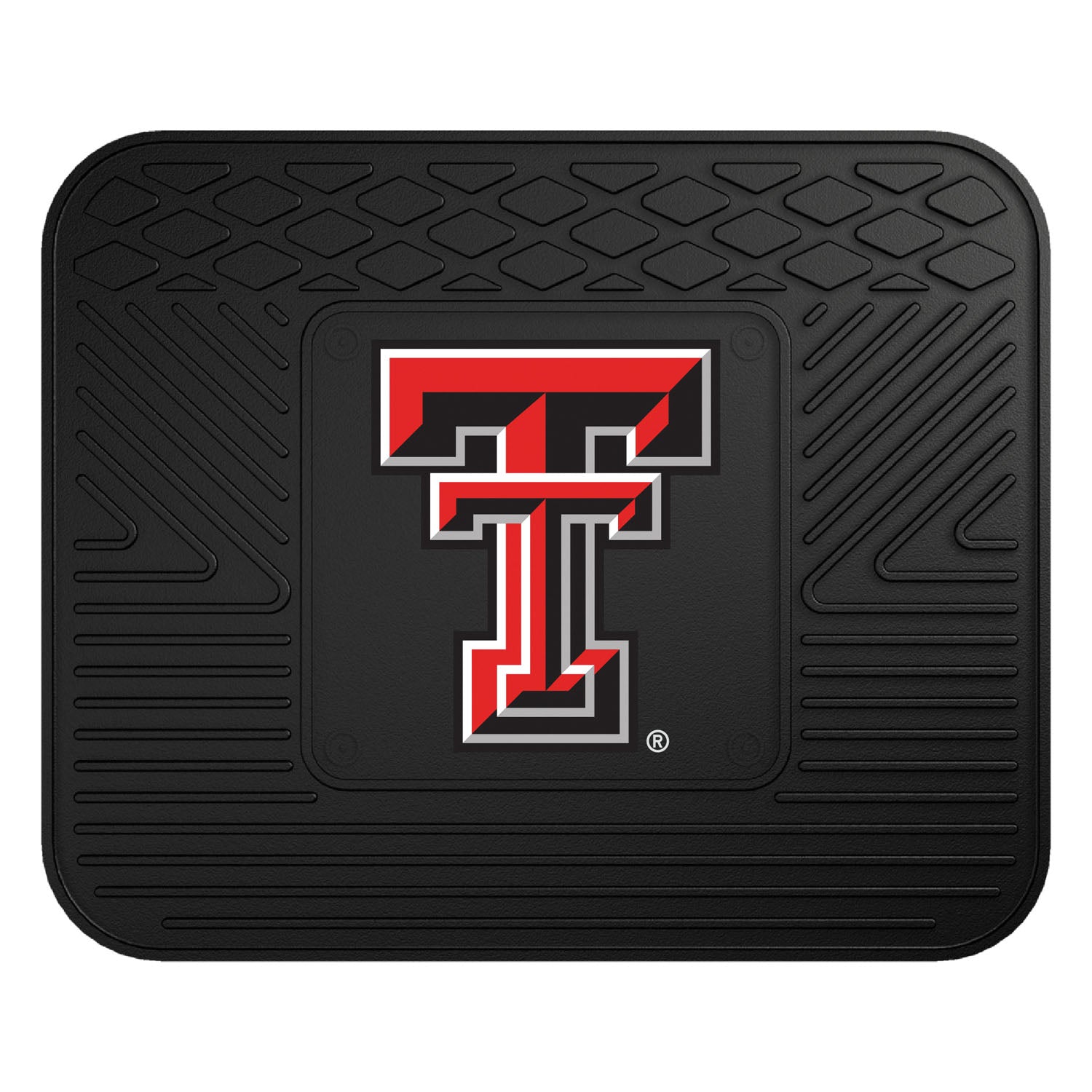 Fanmats Sports Team Logo Design Texas Tech Automotive Car Truck | Brown Castor